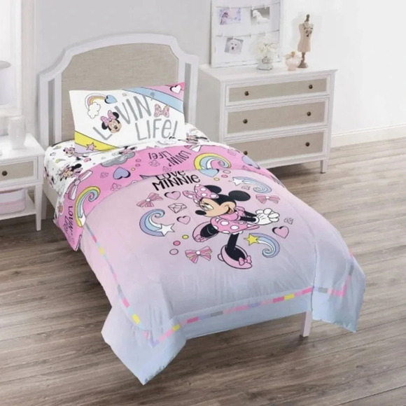 🎁NEW Disney Minnie Twin Comforter - Picture 1 of 2